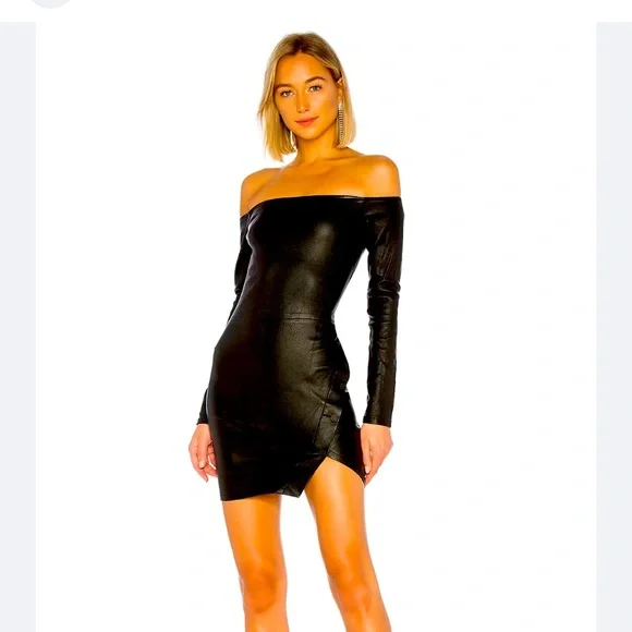 RtA | Dresses | Authentic Rta Lambskin Leather Dress | Poshmark